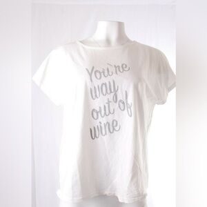 Eva Longoria - White Graphic Women's Top